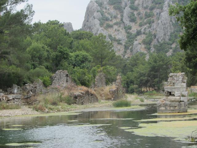 Das historische Olympos liegt in einem Sumpfgebiet. | Foto: Schatz
