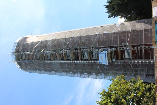 Die Sanierung des Wasserturms wird in 2021 fertiggestellt. Die Stadt lässt sich das Einweihungsfest 25.000 Euro kosten.