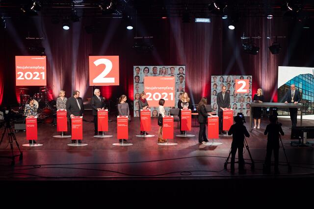 Ehrung im Rahmen des Neujahrsempfangs 2021 | Foto: Foto: Andreas Henn / Stadt Mannheim