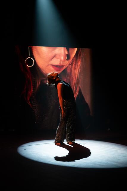Tanzperformance von Julie Pécard | Foto: Foto: Andreas Henn / Stadt Mannheim