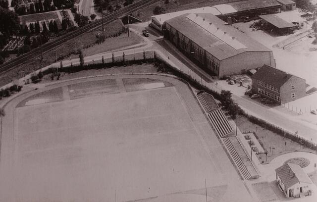 Das 1952 eingeweihte Total-Stadion war eine der schönsten Sportstätten im Landkreis. 