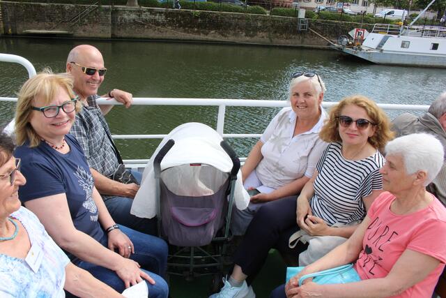 Baby an Bord - auch dies ermöglichte die Weiße Flotte.