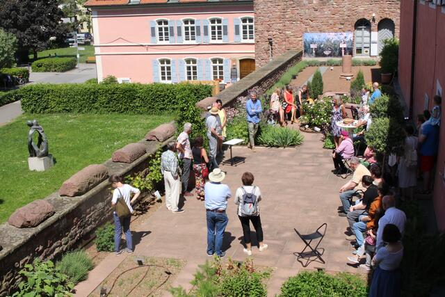Die Führungen durch den Römergarten waren Höhepunkte beim Museumstag 2022.