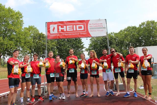 Sieger-Kartoffeln für das motivierte Heid-Team. 