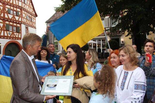 Das Altstadtfest wurde zur deutsch-ukrainischen Gemeinschaftsfeier. 