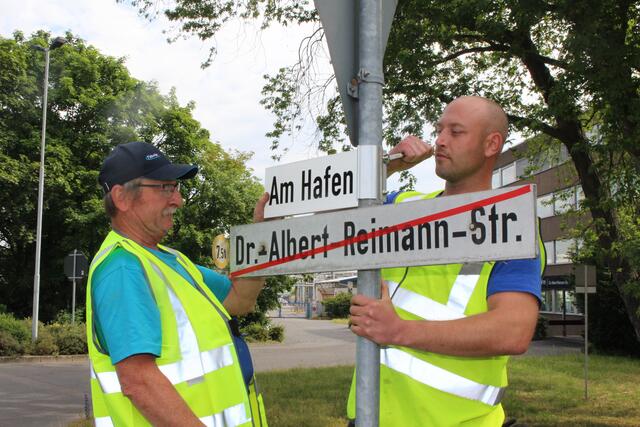 Geschichtsbewusstsein gezeigt – die Reimann-Straße ist Geschichte 