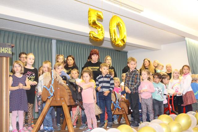 50 Jahre Günter´scher Kindergarten – ein Jubiläum, das mit Stolz gefeiert wurde.  