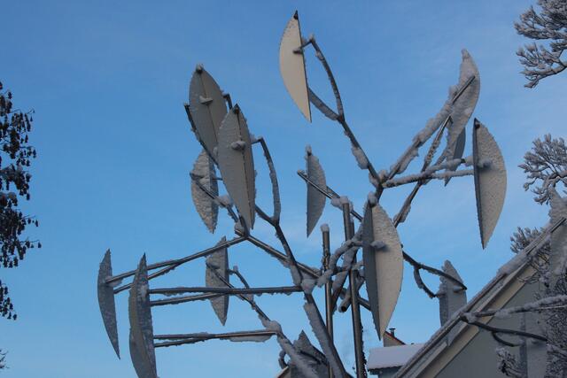 Windspiele im Schnee