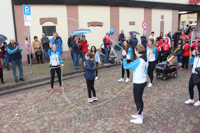 Sportlich präsentierten sich die LSV-Rope-Skipper. 