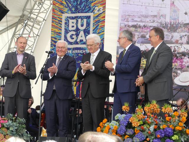 Die BUGA 23 ist eröffnet. | Foto: Schatz