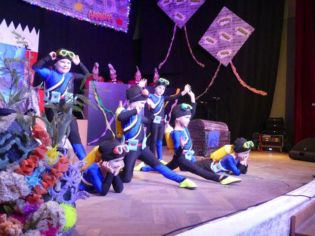 Zu einer Reise "Unter dem Meer" luden die Purzel der Schlabbdewel ein. | Foto: Schatz