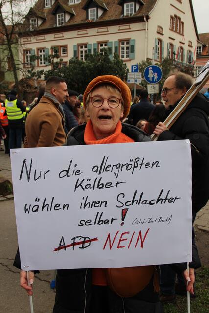 Klare Statements forderte auch Gaby Ensink ein. 