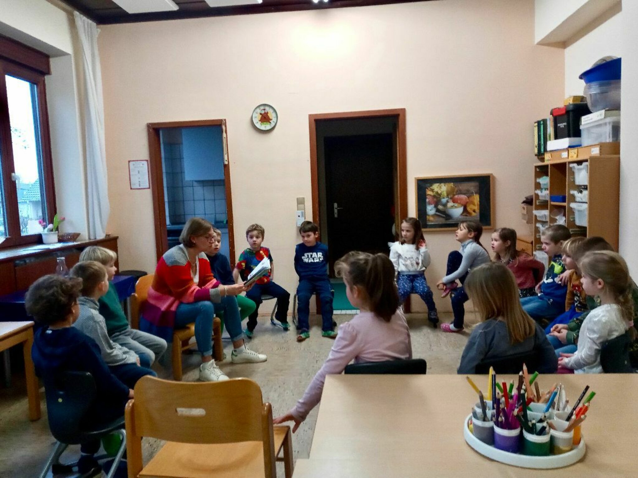 Buchvorstellung im Anne-Frank-Kindergarten - Ladenburg