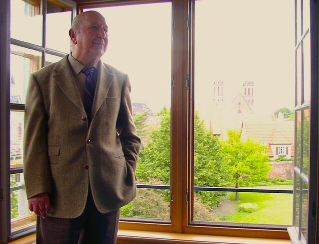 Der Lieblingsplatz von Dr. Heukemes war das Erkerzimmer mit Blick auf die Altstadt.