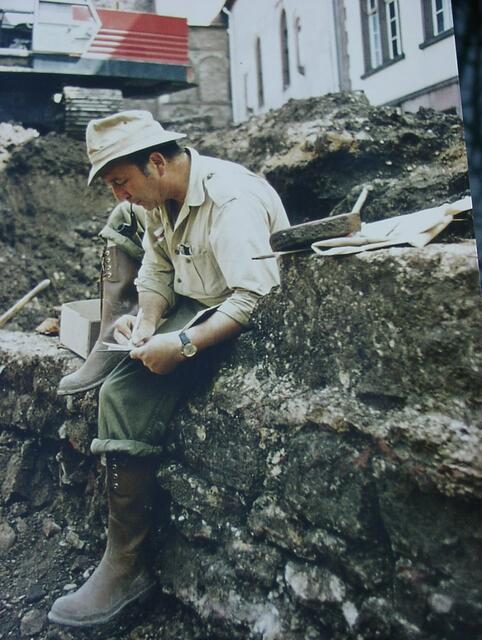 In den Baugruben fühlte sich der Schliemann der Region besonders wohl.