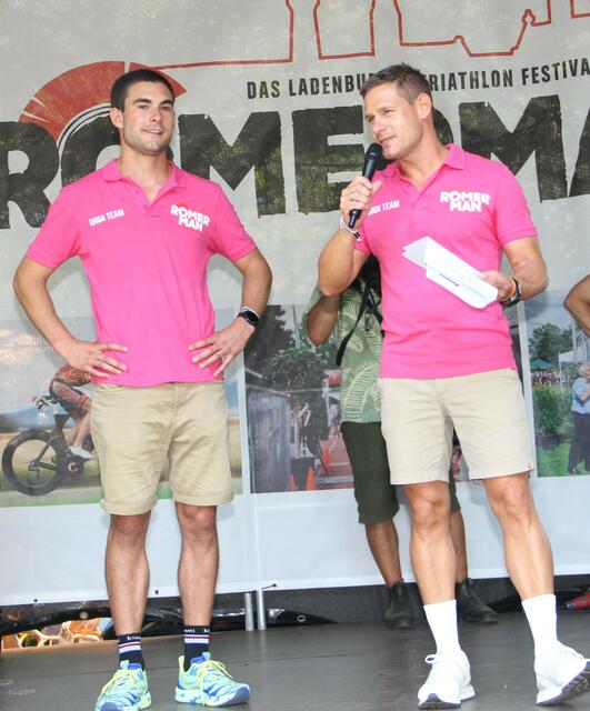 Fabian Körner (links) und Alex Rittlinger erledigten zusammen mit dem gesamten Orga-Team einen tollen Job.