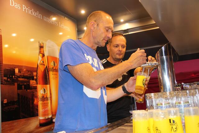 Alex Kick und Mario Lehmann sind die heimlichen Bierkönige Ladenburgs.
