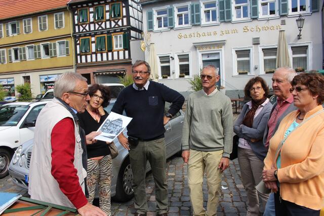 Gäste aus der Partnerstadt werden in Ladenburg regelmäßig begrüßt. 