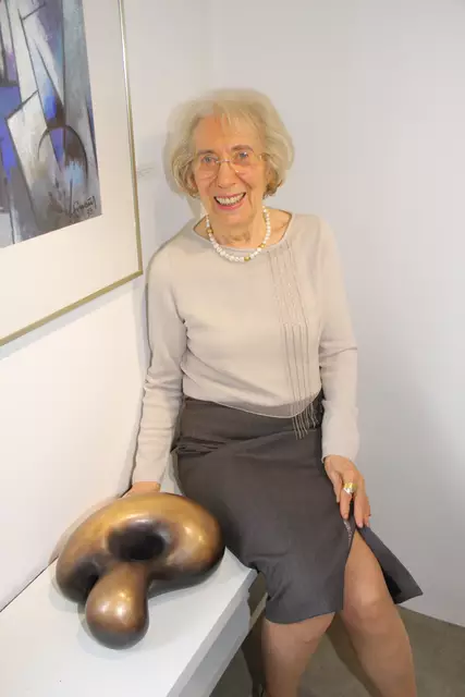 Oktober: Inge Maul lud zum 40jährigen Jubiläum des Atelierhauses Maul ein.