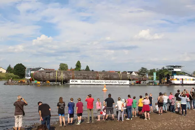 Juli: Die Ladenburger waren im U-Boot-Fieber.