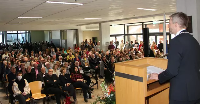 Bürgermeister Schmutz sparte in seiner Neujahrsansprache nicht mit Kritik.