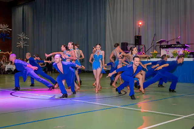 Synchronität in Perfektion - die Latein-Formation aus Weinheim | Foto: Markus Weik