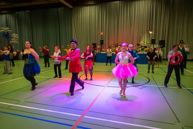 "The greatest Showman" gastierte ebenfalls in Ladenburg - präsentiert von den Linedance Gruppen des Blau-Silbers Ladenburg. | Foto: Markus Weik