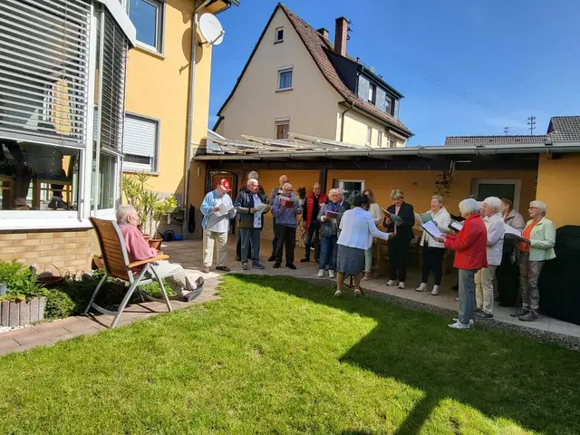 Geburtstagsständchen für Manfred Hemberger | Foto: Sängereinheit