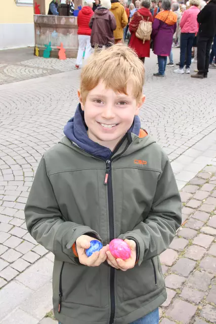 Für den zehnjährigen Aron aus Heddesheim lohnte sich der Oma-Besuch in Ladenburg. 