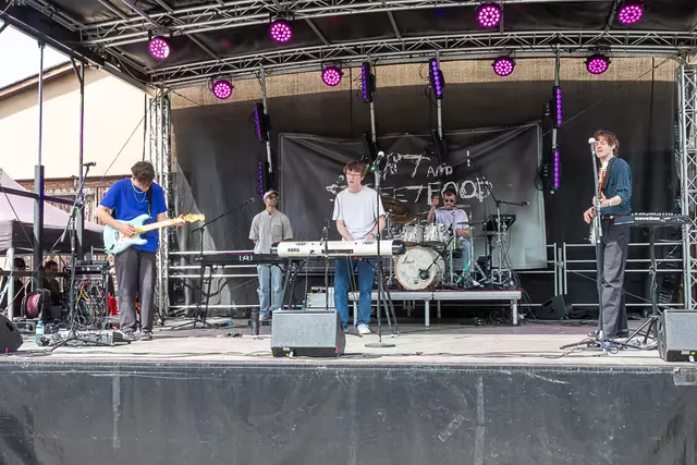 Live Musik: die Indie-Popband „Gereon“. Eine von sechs Bands von der Popakademie Mannheim | Foto: Markus Weik