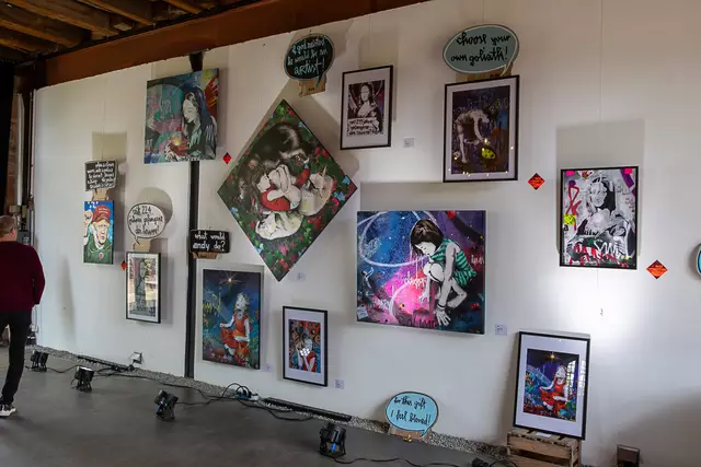 Auch die Kunst kam beim Art- und Streetfood-Weekend nicht zu kurz. | Foto: Markus Weik