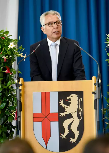 Grußworte von Landrat Stefan Dallinger | Foto: Marcus Schwetasch