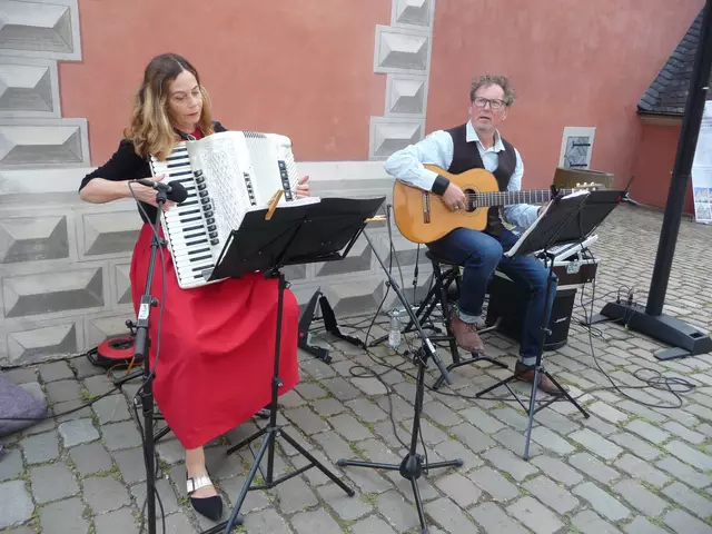 Das Duo Amacord spannte den passenden musikalischen Rahmen