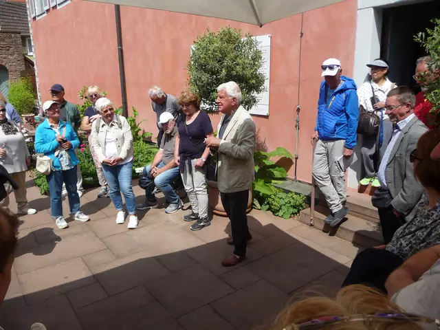 Auf großes Interesse stieß auch die Führung im Römischen Garten