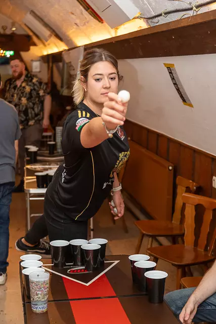 Jasmin Geiger (hier beim Frühlingsfest der GrizzlyBeers) erzielte in der laufenden Saison eine Trefferquote von über 70 %. | Foto: Markus Weik