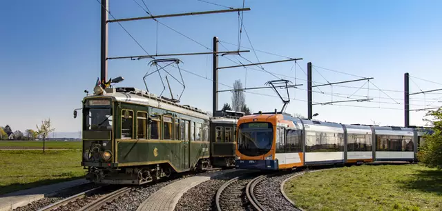 Am Sonntag fahren historische Straßenbahnen durch die Stadt. | Foto: rnv