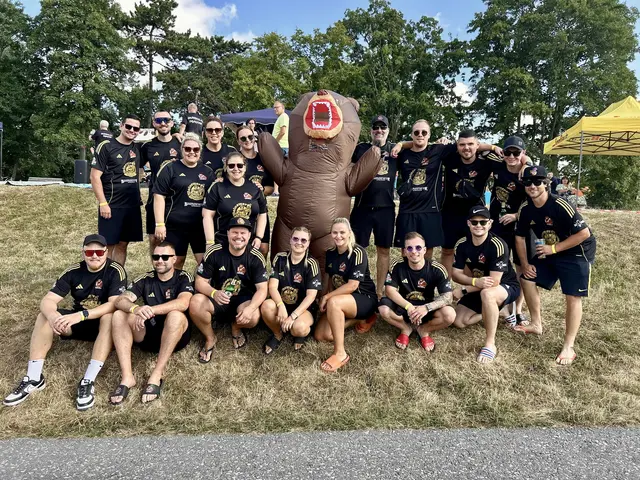Premiere beim Drachenbootrennen - die GrizzlyBeers. Die Mannschaft nahm zum ersten Mal teil. So wie ich auch. | Foto: zg.