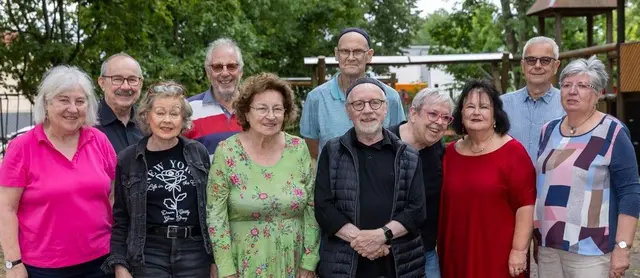 Der neu gewählte Vorstand (v.l.n.r.): Margit Nellen, Mathias Kohler, Ingeborg Riegl, Harry Kroiß, Brigitte Schulz, Karl-Heinz Schelter, Gerhard Heckmann, Ursula Schönfelder, Evi Korta-Petry, Veit Lennartz und Jenny Bernack (es fehlen: Marianne Bade, Wolfgang Katzmarek, Helmut Lupke und Dr. Felicitas Merkel).