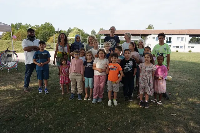 Kinder-Spiele-Aktion beim Spielplatz hinter der Wohnanlage „Am Nussbaum“ | Foto: BfF