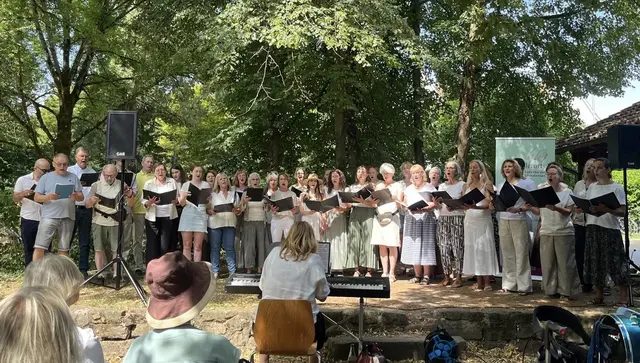 Der Auftritt des Projektchors im Juli 25
