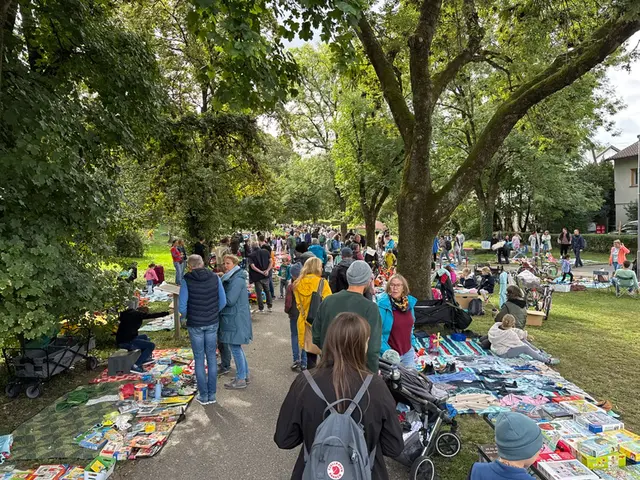 Auf der Deichwiese wurden Kinder zu gewieften Händlern und Händlerinnen.