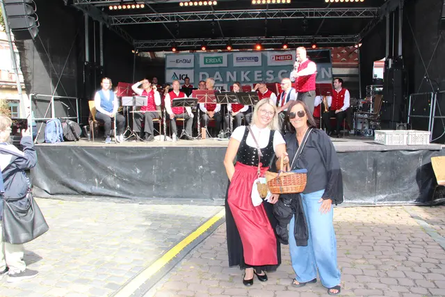 "Uli und Monika" heizten die Stimmung zusammen mit der Musikkapelle Paternion-Feistritz an. 