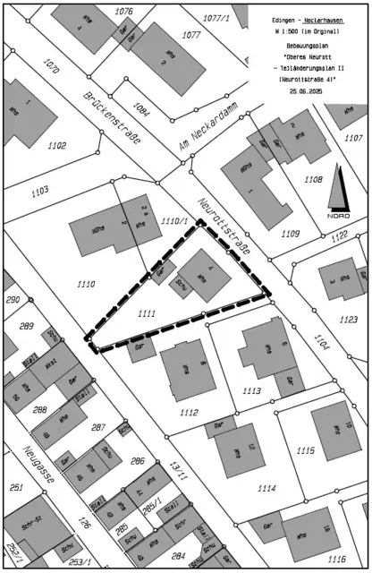 Bebauungsplan „Oberes Neurott - Teiländerungsplan II (Neurottstraße 4)“