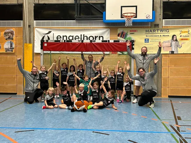 Die Handballminis des TVF hatten  viel Spaß beim Spielfest in Vogelstang. | Foto: Schatz