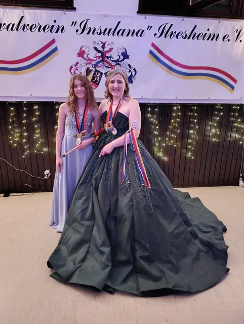 Marie I. und Anna I. regieren ab sofort die Ilvesheimer Narren. | Foto: zg