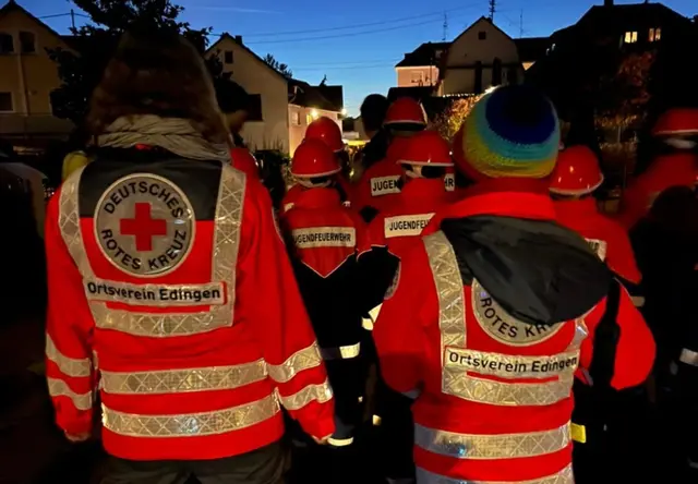 DRK Edingen bei Martinsumzug in Neckarhausen | Foto: DRK