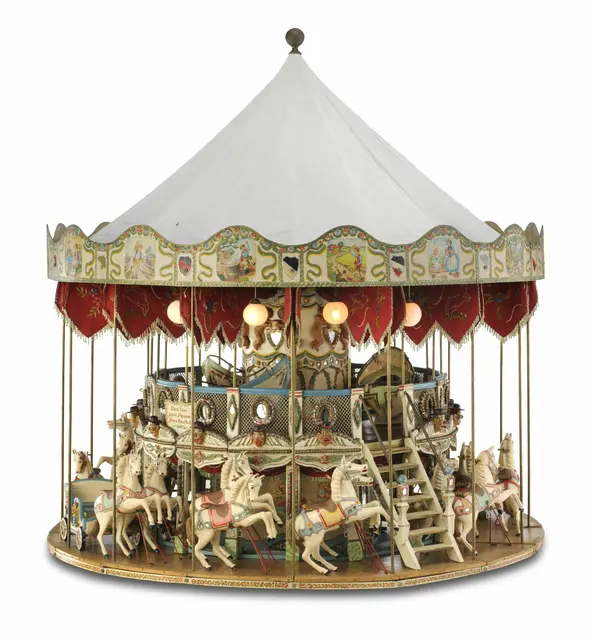 Modell des Etagenkarussells | Foto: TECHNOSEUM, Klaus Luginsland