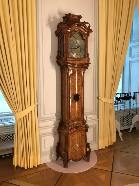 Die barocke Standuhr erklingt nur sehr selten. | Foto: SSG