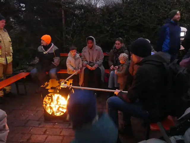 Stockbrot am Lagerfeuer bei der Feuerwehr. | Foto: Schatz