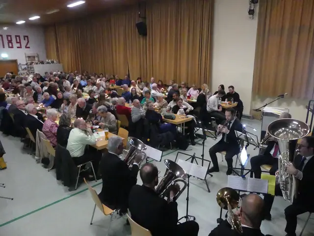 Die Bläsergruppe des Musikvereins stimmte auf den Abend ein. | Foto: Schatz